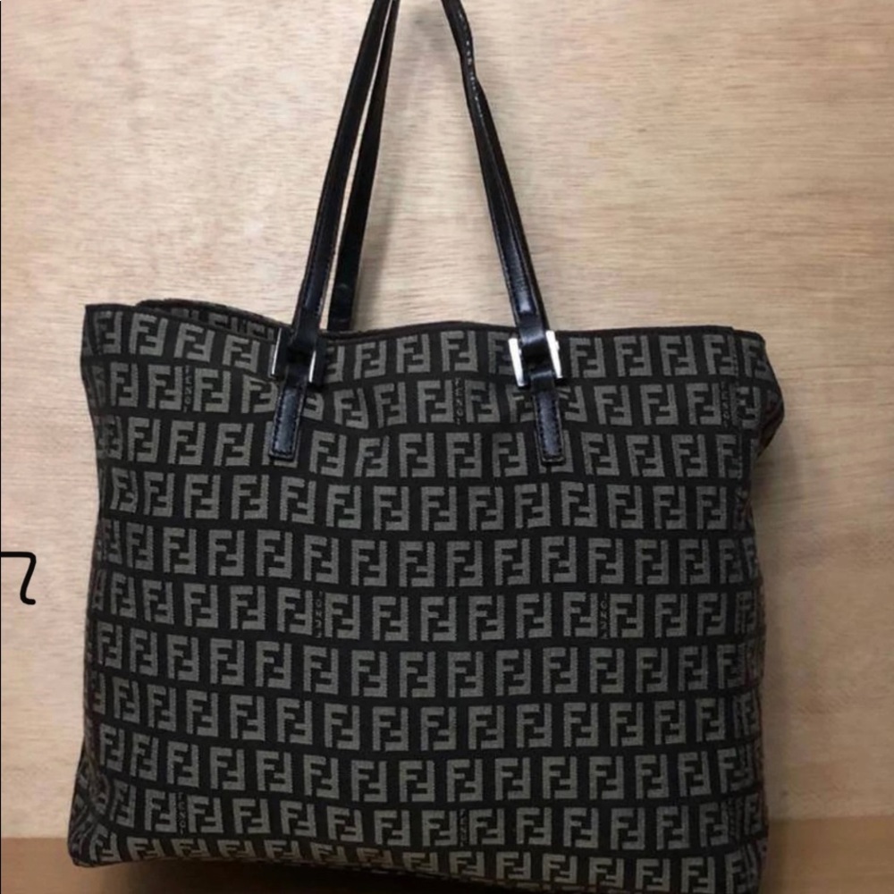 Authentic Fendi Zucca shoulder bag